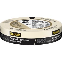 3M .94" x 60 yd (24mm) Scotch General Purpose Masking Tape