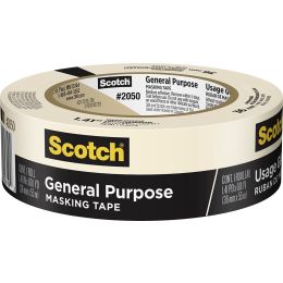 3M 1.41" x 60yd (36mm) Scotch General Purpose Masking Tape
