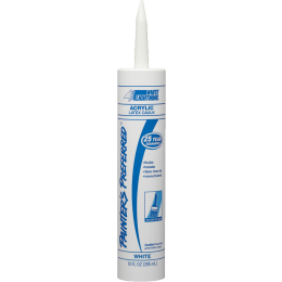 White Lightning 10oz White Painters Preferred Acrylic Latex Caulk Plastic Tube