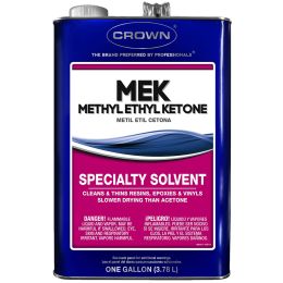 Crown 1gal MEK Specialty Solvent (Case of 4)