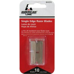 American Line .009 Single Edge Razor Blades w/Safety Dispenser (10pk)