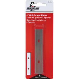 American Line 4" Wide Blade Scraper Blades (5pk)