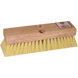 DQB 10" White Tampico Deck Scrub Brush