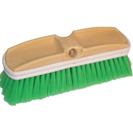 DQB 10" x 2-1/2" Trim Soft Green Poly Bristle Window/Vehicle Washing Brush Poly Block