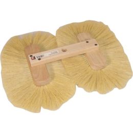 DQB Panda Paw II White Tampico Double Stippling Brush w/Threaded Hole