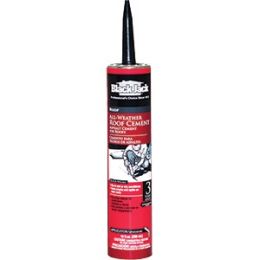 Gardner Gibson 10oz Black Jack Wet Dry Surface Roof Cement Caulk
