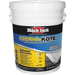 Black Jack 5gal White Eterna-Kote Silicone Roof Coating