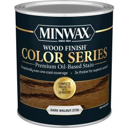 Minwax 1Qt Dark Walnut Wood Finish Color Series Interior Stain