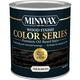 Minwax 1Qt True Black Wood Finish Color Series Interior Stain