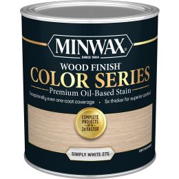 Minwax 1Qt Simply White Wood Finish Color Series Interior Stain