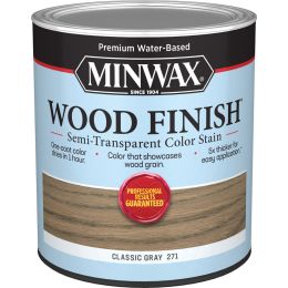 Minwax Qt Classic Gray Wood Finish Water-Based Semi-Transparent Color Stain