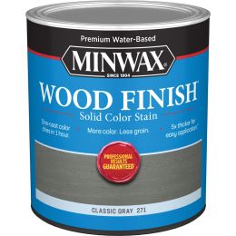 Minwax Qt Classic Gray Wood Finish Water-Based Solid Color Stain