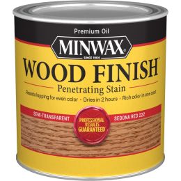 Minwax .5Pt Sedona Red 222 Semi-Transparent Stain (High Performance)