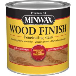Minwax .5Pt Colonial Maple 223 Semi-Transparent Stain (High Performance)