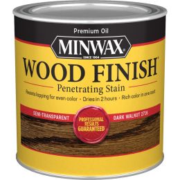 Minwax .5Pt Dark Walnut 2716 Semi-Transparent Stain (High Performance)