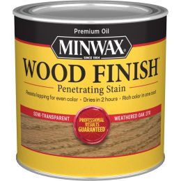 Minwax .5Pt Weathered Oak 270 Semi-Transparent Stain (High Performance)