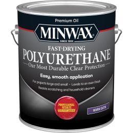 Minwax 1gal Warm Satin Fast Dry Polyurethane (Low Odor)