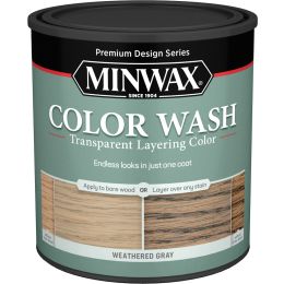 Minwax 1Qt Weathered Gray Color Wash Transparent Layering Color