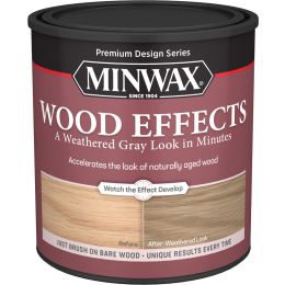 Minwax 1Qt Weathered Gray Semi-Transparent Wood Effects