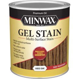 Minwax 1Qt Aged Oak Semi-Transparent Gel Stain (High Performance)