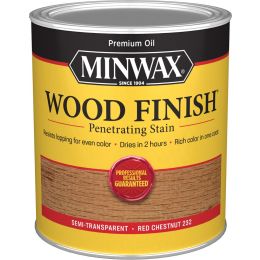 Minwax 1Qt Red Chestnut 232 Semi-Transparent Stain (High Performance)