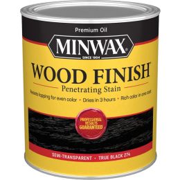 Minwax 1Qt True Black 274 Semi-Transparent Stain (High Performance)