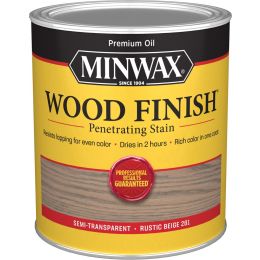 Minwax 1Qt Rustic Beige 281 Semi-Transparent Stain (High Performance)