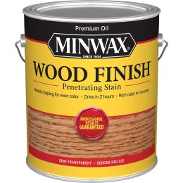 Minwax 1gal Sedona Red 222 Semi-Transparent Stain (High Performance)