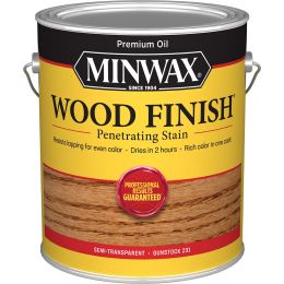 Minwax 1gal Gunstock 231 Semi-Transparent Stain (High Performance)