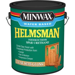 Minwax 1gal Clear Semi-Gloss Water-Based Helmsman Indoor/Outdoor Spar Urethane