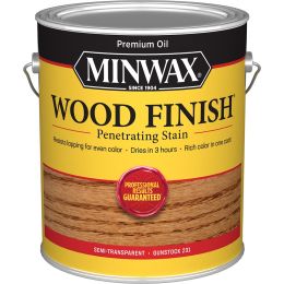 Minwax 1gal Gunstock 231 Semi-Transparent Stain (Low Odor)