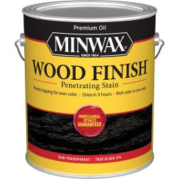 Minwax 1gal True Black 274 Semi-Transparent Stain (High Performance)