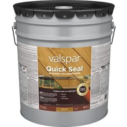 Valspar 5gal Pecan Quick Seal Exterior Oil-Based Exterior Stain