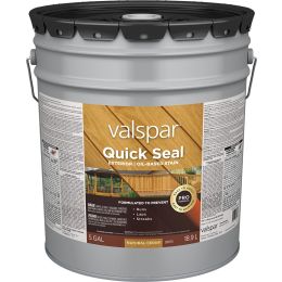 Valspar 5gal Natural Cedar Quick Seal Exterior Oil-Based Exterior Stain