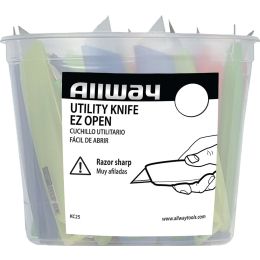 Allway Poly Pro Plastic Utility Knife (Case of 25)