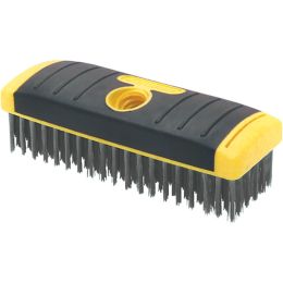 Allway 6 x 9 Row Carbon Steel Wire Brush w/Soft Grip Handle