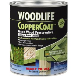 Woodlife 1qt Green Copper Coat Exterior Above/Below Ground Wood Preservative
