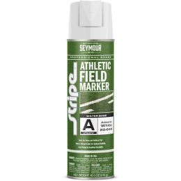 Seymour 20 oz. White Athletic Field Stripe Inverted Water Base Marking Spray