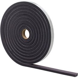 M-D 3/16" x 3/8" x 17' Gray Low Density Foam Tape Open Cell