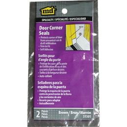 M-D N/A Brown Door Corner Seals