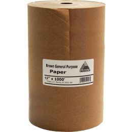 Trimaco BL12 12" x 1000' Brown General Purpose Masking Paper