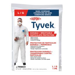 Trimaco Large No Elastic Tyvek Coveralls