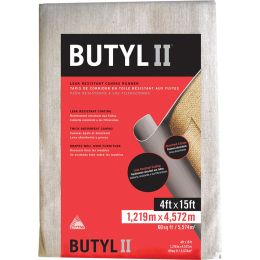 Trimaco 4' x 15' Butyl II Two Layer Drop Cloth