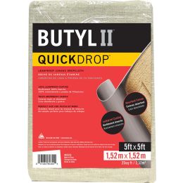 Trimaco 5' x 5' Butyl II Two Layer Drop Cloth