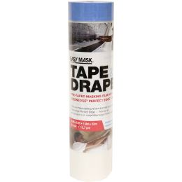 Trimaco Easy Mask 1.8m x 22m Tape & Drape Plastic Pretaped Drop Cloth
