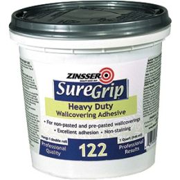 Zinsser 1Qt Suregrip HD Clear Wallcovering Adhesive