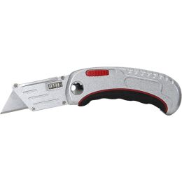 Warner Folding & Locking Zinc Utility Knife, w/ 1 Blade