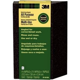 3M 2-7/8" x 4-7/8" x 1" Med Single Angle Sanding Sponge