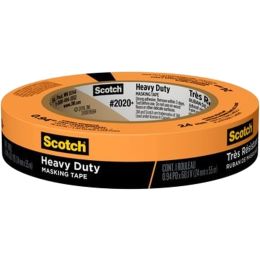 3M .94" x 60.1yd (24mm) Scotch Heavy Duty Masking Tape