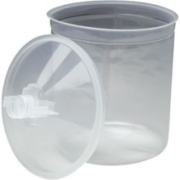 3M Standard (22oz) PPS Lid & Liner Kit (Includes Lid w/200 Micron Filter & Liner) (50 per Pack) featured product image